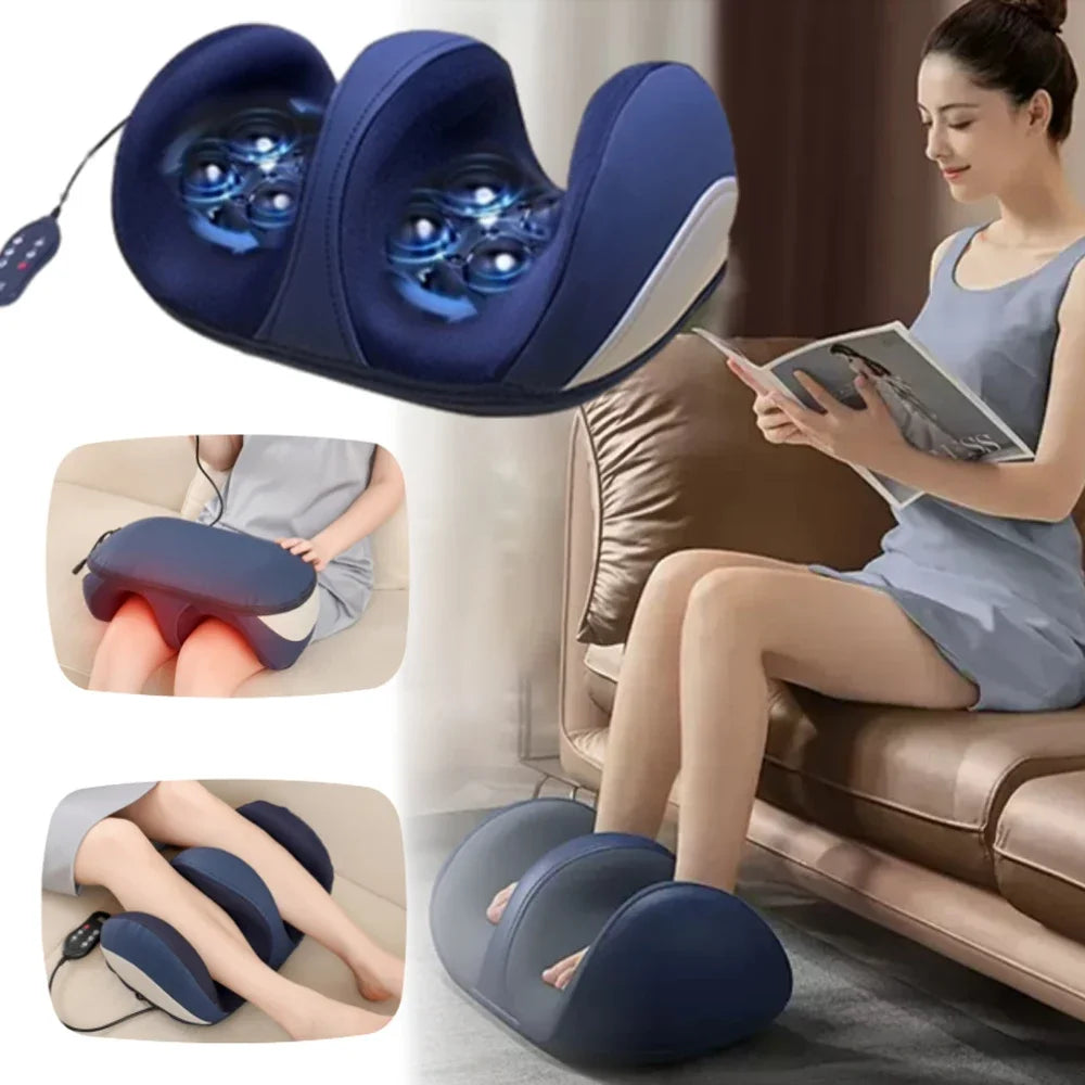 Medical Foot & Leg Massager - Shiatsu Heat Therapy Pain Relief
