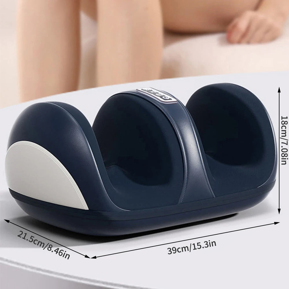Medical Foot & Leg Massager - Shiatsu Heat Therapy Pain Relief